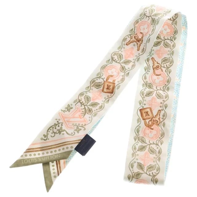 Louis Vuitton Bandeau BB Summer Garden Twilly Scarf Silk Multicolor in Multicolor Silk from The Reluxe, photo 1 of 1