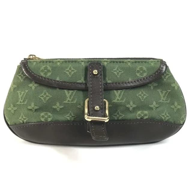 Louis Vuitton Pouch Ansophie Monogram Mini Canvas Khaki in Green Canvas from The Reluxe, photo 1 of 1