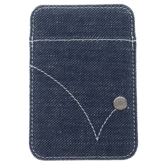 Hermès Mag Face Emain Lebon Denim Card Case Indigo in Denim from The Reluxe, photo 1 of 1