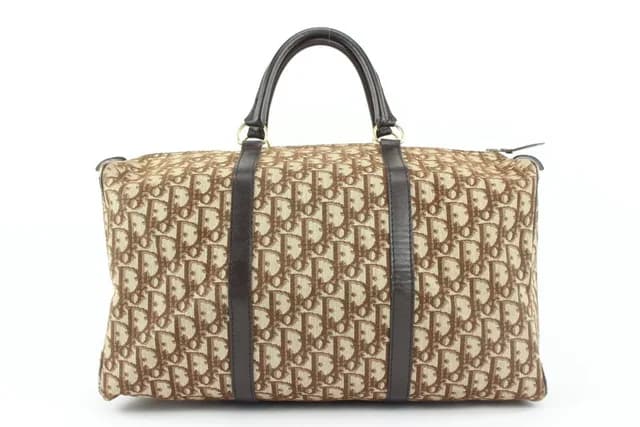Dior Brown Monogram Trotter Boston Duffle Bag in Brown Canvas from Bagriculture, photo 1 of 1
