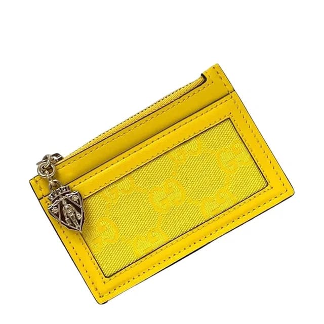 Gucci Coin Case in Yellow Canvas from The Reluxe, photo 1 of 1