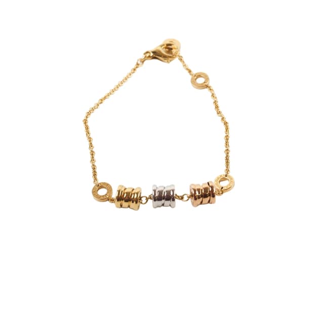 Bvlgari B.zero 1 Three- Element Tricolour Gold Bracelet in Gold from The Purse Affair, photo 1 of 1