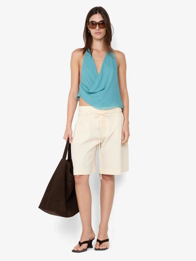 Bec&Bridge LANDON HALTER TOP - DEEP SEAFOAM, image 1 of 1 from BEC + BRIDGE
