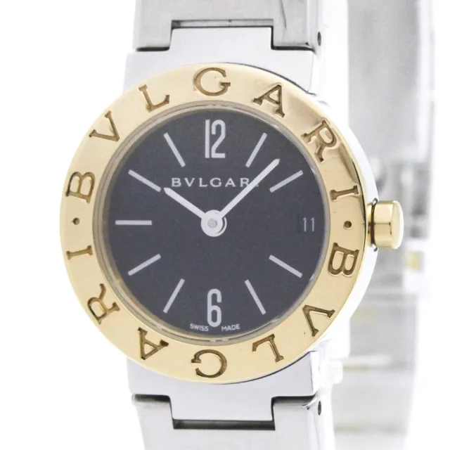 BVLGARI BVLGARI- 18K Gold Steel Ladies Watch BB23SG in Black from Elady, photo 1 of 1
