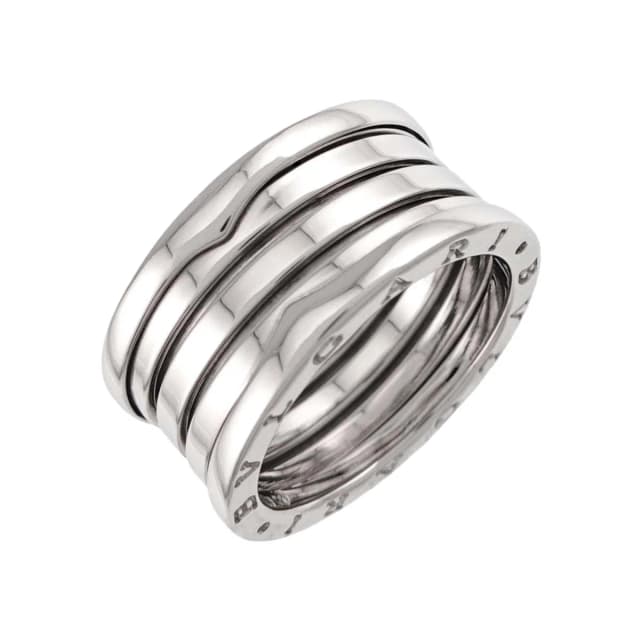 Bvlgari B.zero1 Band 59 Ring 18k White Gold 750 in White from The Reluxe, photo 1 of 1