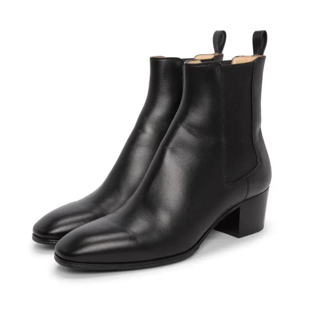 Christian Louboutin Gadessita 55 Boots 38.5 in Black Calfskin from Blue Spinach, photo 1 of 1