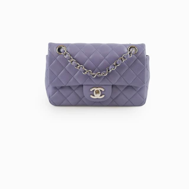 Chanel Mini Rectangular Flap Purple Bag in Purple from The Purse Affair, photo 1 of 1