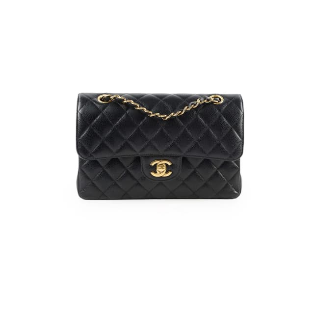 Chanel Caviar Small Classic Double Flap Black in Black Caviar leather from The Purse Affair, photo 1 of 1