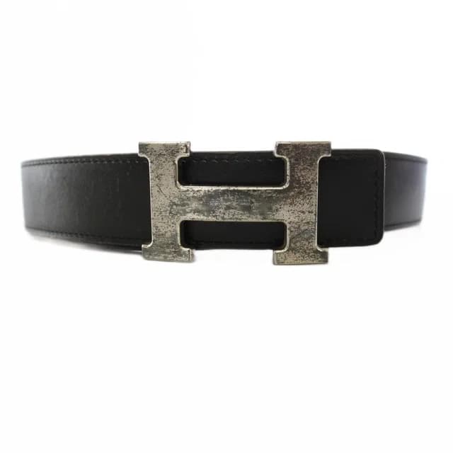 Hermès Constance Belt 75 Black Brown in Black Leather from The Reluxe, photo 1 of 1