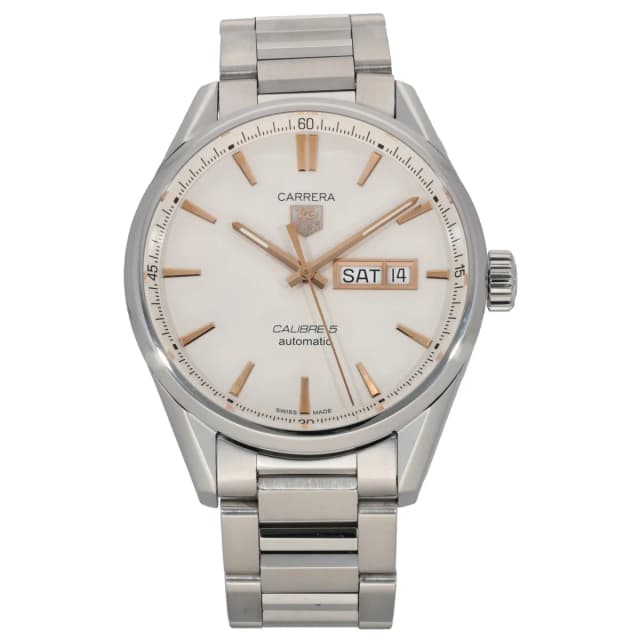 TAG Heuer Carrera WAR201D-0 41mm Stainless Steel Watch from H&T, photo 1 of 1