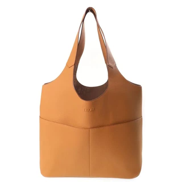 Dior Prive Tote Bag Leather Brown in Brown Leather from The Reluxe, photo 1 of 1