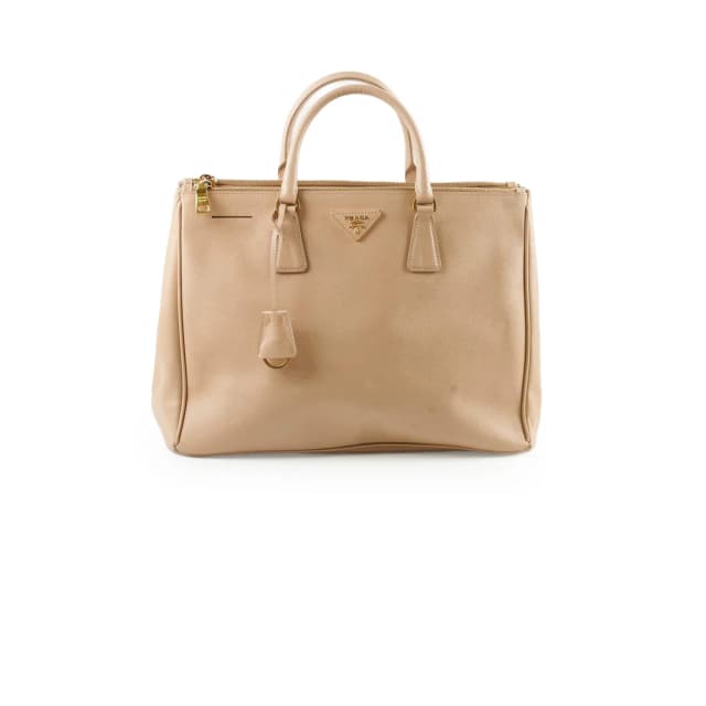 Prada Large Galleria Saffiano Beige Bag in Beige Saffiano leather from The Purse Affair, photo 1 of 1