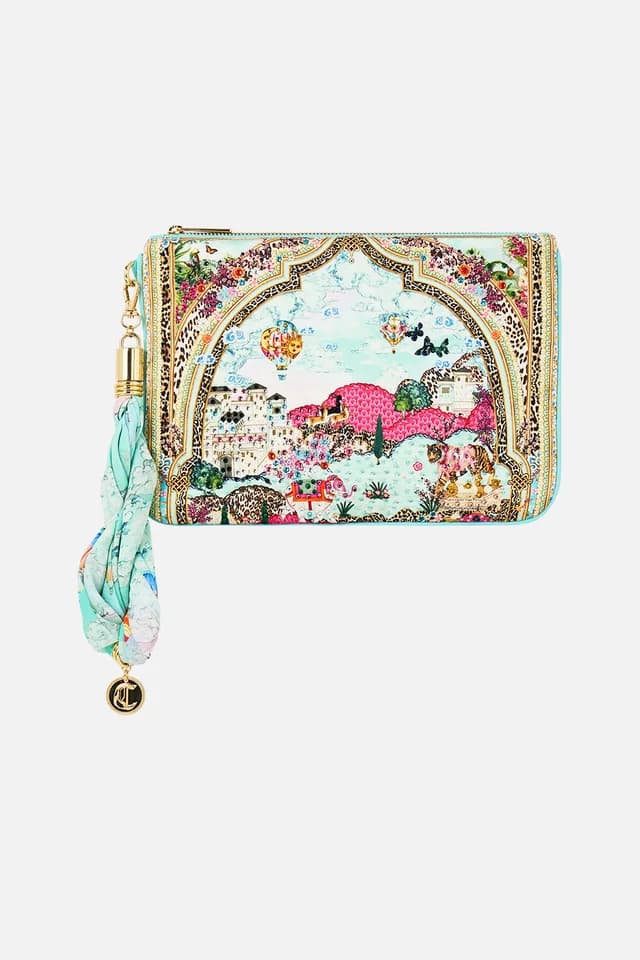 Camilla eBoutique SCARF CLUTCH MINIATURE MOMENTS, image 1 of 1 from CAMILLA