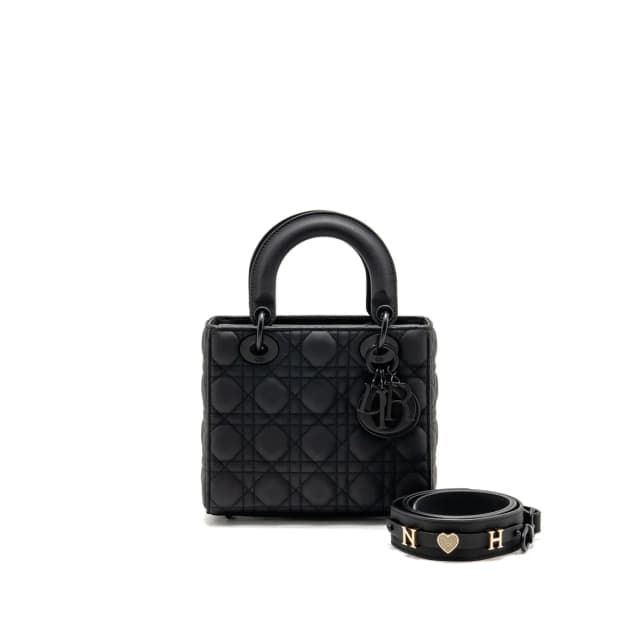 Small Lady Dior My ABCDior Bag Cannage Calfskin So Black in Black Calfskin from EMIER, photo 1 of 1
