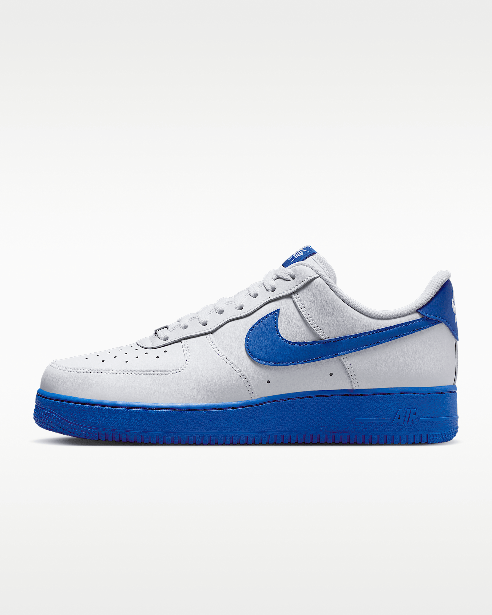 Nike Air Force 1 '07 in White/Game Royal, image 1 of 1 from Nike