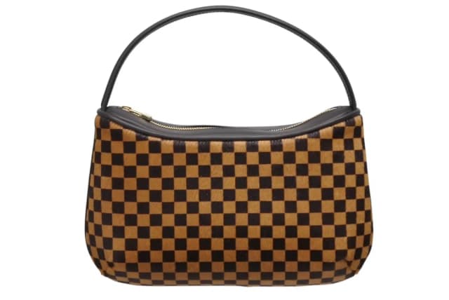 Louis Vuitton Damier Sauvage Tiger Handbag Calf Hair Leather Brown Gold in Brown Leather from The Reluxe, photo 1 of 1