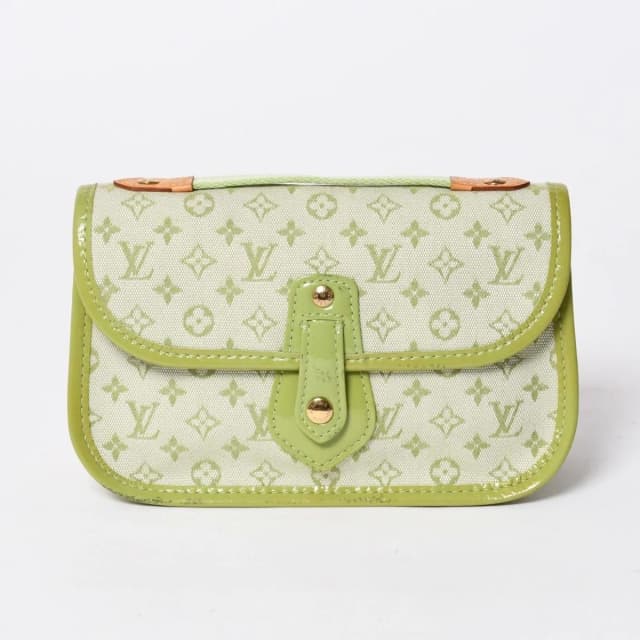 Louis Vuitton Trousse Marie Kate Pouch Case Monogram Mini Apple Green in Green Patent leather from The Reluxe, photo 1 of 1