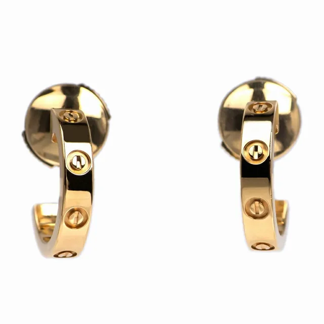 Cartier Love Hoop Earrings Small Model Gold in Gold from The Reluxe, photo 1 of 1