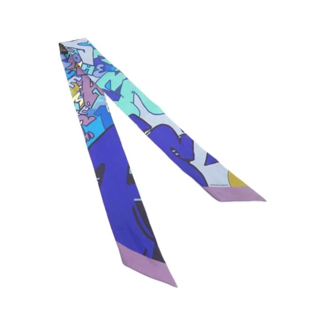 Hermès Graff Twilly Scarf in Silk from The Reluxe, photo 1 of 1