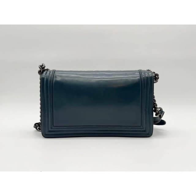 Chanel Shoulder Bag Boy CC Logo Leather With Shield Chain in Leather from The Reluxe, photo 1 of 1