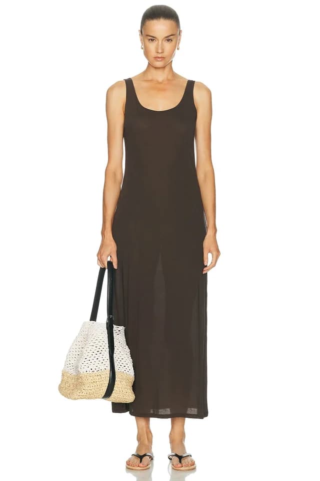 LESET Milo Scoop Tank Dress, image 1 of 1 from FWRD