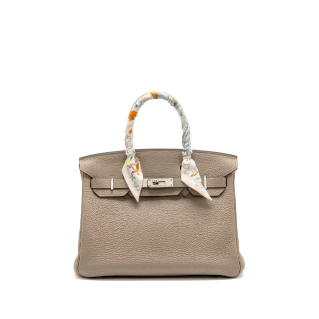 Hermès Birkin 30 Togo Gris Tourterelle SHW stamp Square M in Grey Togo leather from EMIER, photo 1 of 1