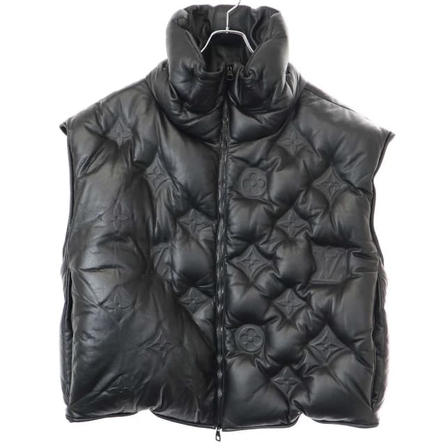 Louis Vuitton Monogram Boyhood Puffer Vest Down Rey Black in Black from The Reluxe, photo 1 of 1