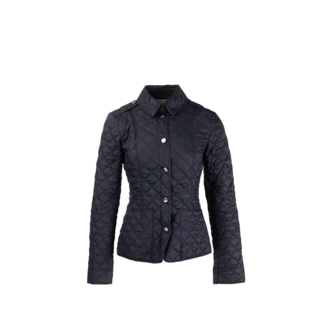 Burberry Size XS Brit Quilted Jacket Nylon Navy in Navy Nylon from EMIER, photo 1 of 1