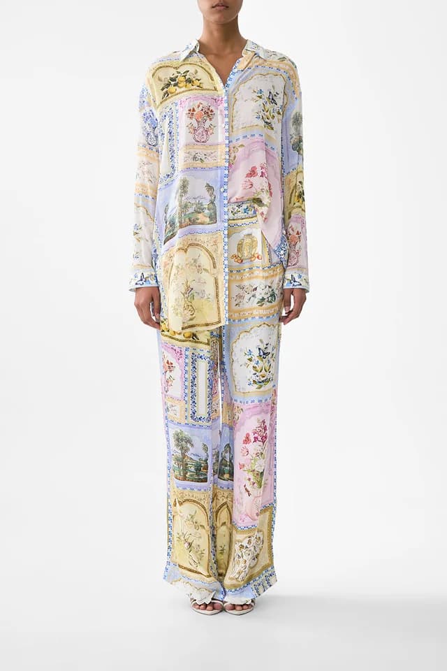Camilla eBoutique WIDE LEG WAISTED PANT BOTANICAL BALLADS, image 1 of 1 from CAMILLA