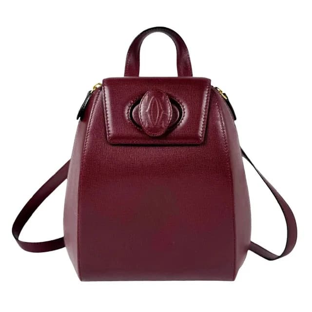 Cartier Backpack Burgundy in Burgundy Leather from The Reluxe, photo 1 of 1