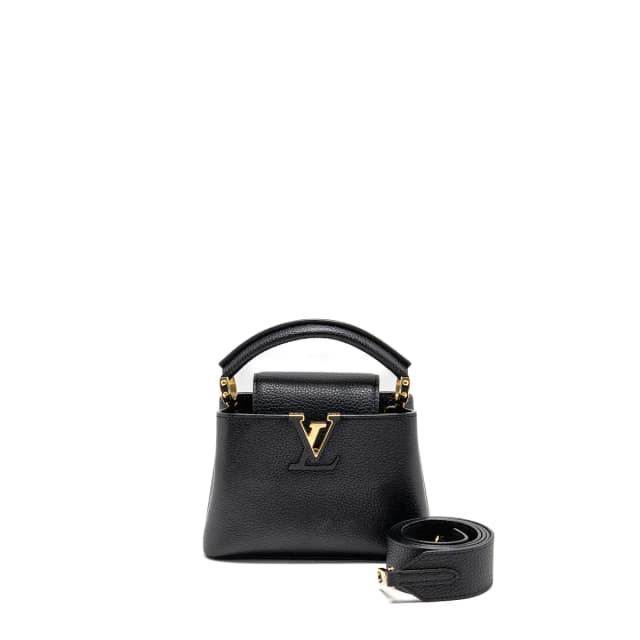 Louis Vuitton Capucines Mini Taurillon Black GHW in Black Leather from EMIER, photo 1 of 1