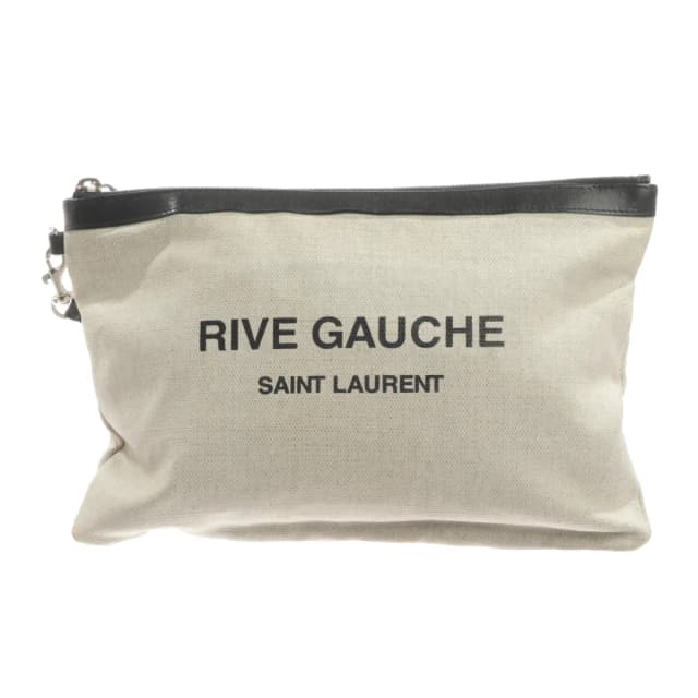 Saint Laurent RIVE GAUCHE CLUTCH Beige in Weiß from Buddy And Selly, photo 1 of 1