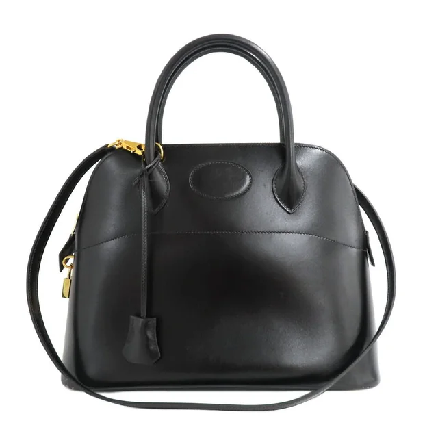 Hermès Bolide 31 Box Calf Black Handbag 2-Way Gold in Black Box leather from The Reluxe, photo 1 of 1