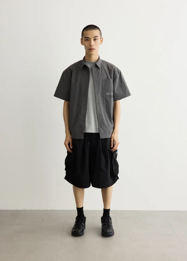 PAM Trick of Light Shirt in STEEL GREY, image 1 of 1 from Incu