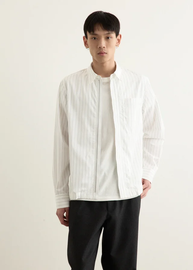 Dries Van Noten Corran Shirt in NAVY, image 1 of 1 from Incu