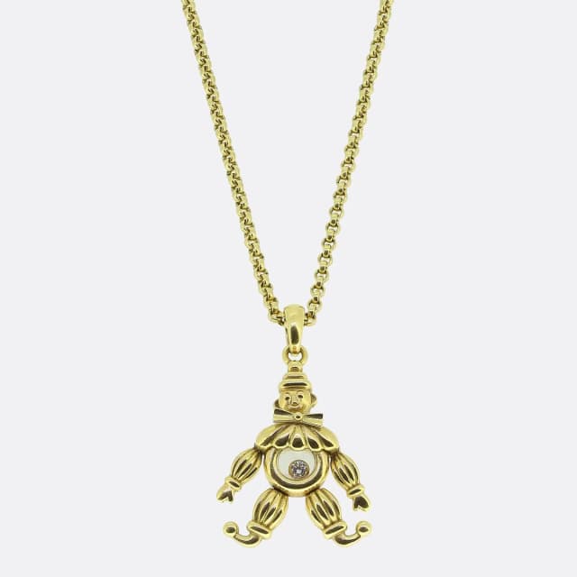 Chopard Happy Diamonds Clown Pendant Necklace from The Vintage Jeweller, photo 1 of 1