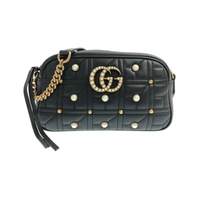 Gucci GG Marmont Drwyt Shoulder Bag in Leather from The Reluxe, photo 1 of 1