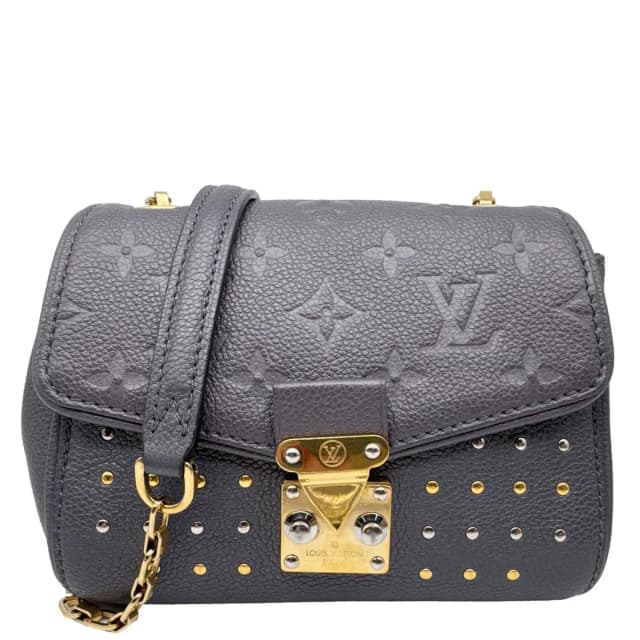 Louis Vuitton Saint Germain BB Studded Monogram Empreinte Leather Shoulder Bag Grey in Grey Leather from Dallas Designer Handbags, photo 1 of 1