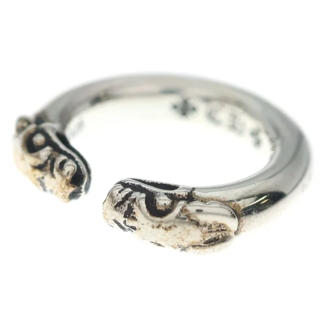 Chrome Hearts Double Dog Ring Silver in Silver from The Reluxe, photo 1 of 1