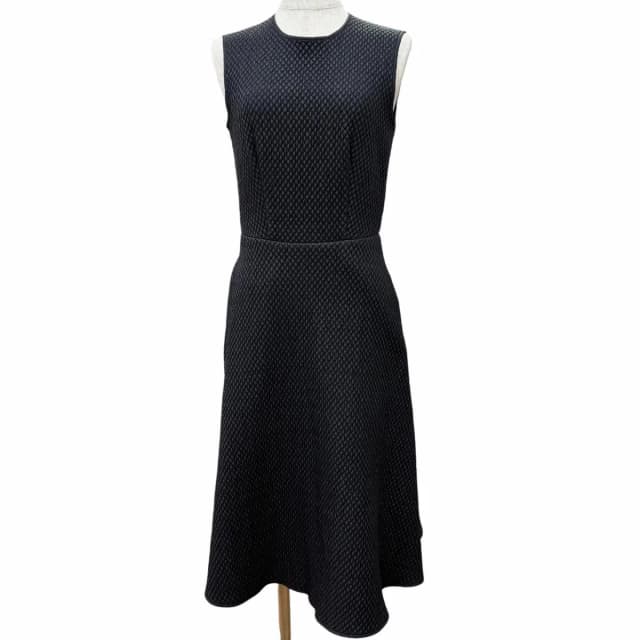 Moncler Back Zip Quilted Sleeveless Dress Black 40 in Black Nylon from The Reluxe, photo 1 of 1