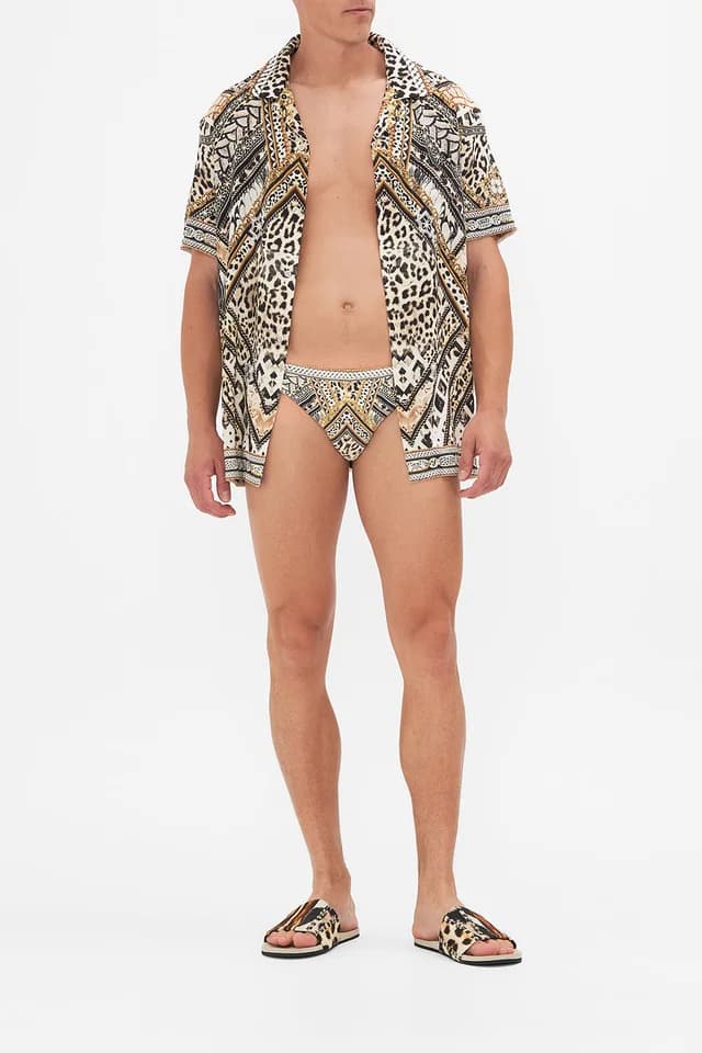 Camilla eBoutique (AU) MEN'S ATHLETIC SWIM BRIEF MOSAIC MUSE, image 1 of 1 from CAMILLA