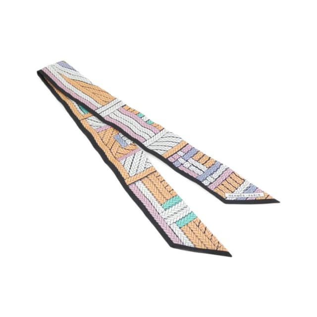 Hermès Tresses Twilly S Scarf in Silk from The Reluxe, photo 1 of 1