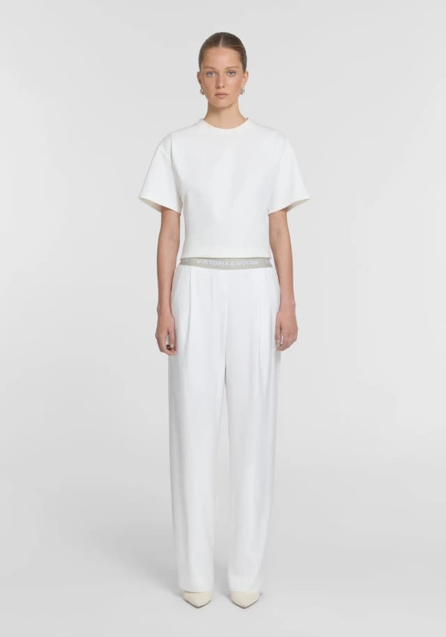 VIKTORIA & WOODS Ivanhoe Pant in IVORY, image 1 of 1 from Viktoria & Woods
