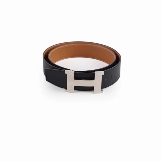 Hermès Constance H Buckle Reversible Belt Noir/Gold Size 95cm in Black Epsom leather from The Purse Affair, photo 1 of 1