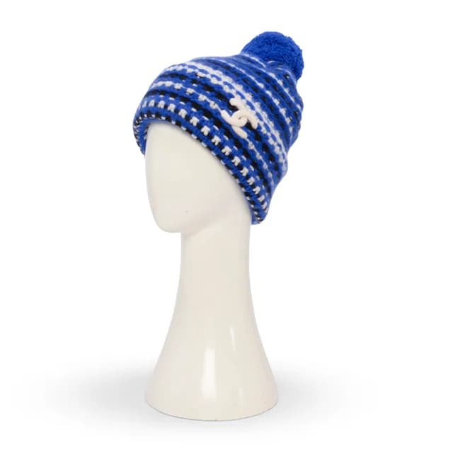 Chanel CC Beanie in Blue Cashmere from Blue Spinach, photo 1 of 1