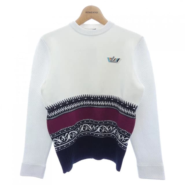 Louis Vuitton Knit Top Cashmere Black White Red in Black Cashmere from The Reluxe, photo 1 of 1
