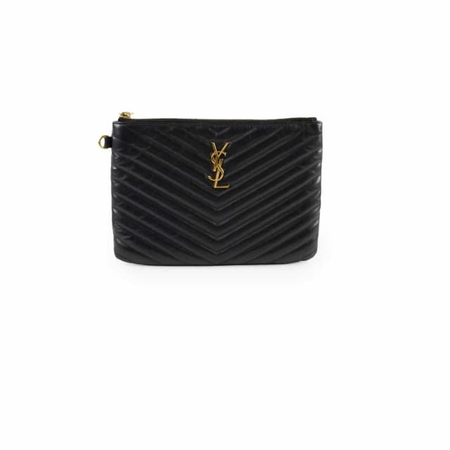 Saint Laurent Pouch/Clutch Black in Black Calfskin from The Purse Affair, photo 1 of 1