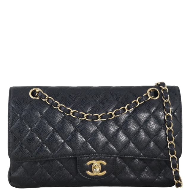 Chanel Classic Double Flap Medium Caviar in Caviar leather from Luxe.It.Fwd, photo 1 of 1