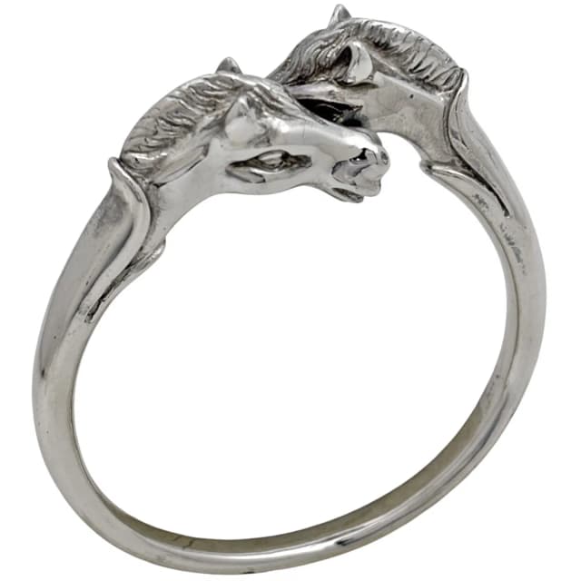 Hermès Bangle Cheval Hose Metal Silver Bracelet in Silver from The Reluxe, photo 1 of 1