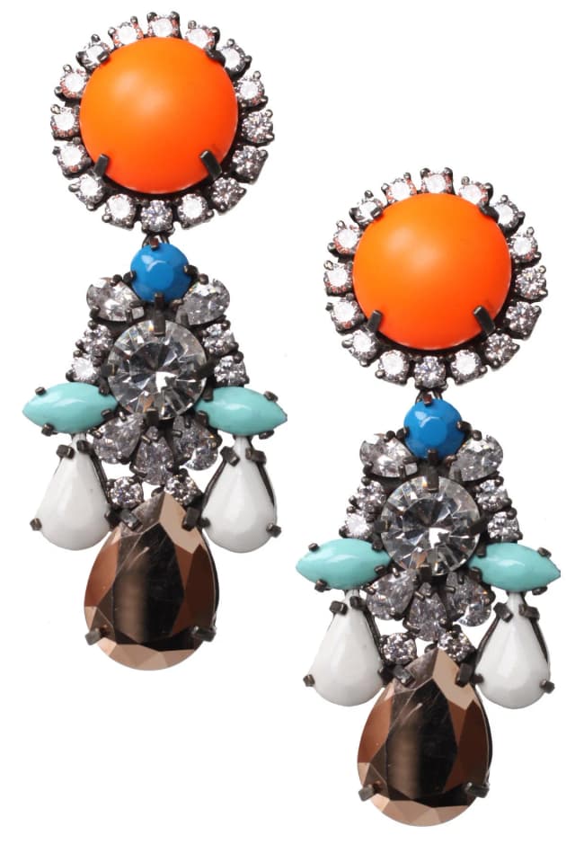 Shourouk Marguerite Earrings, Spootnik, image 1 of 1 from Cultstatus